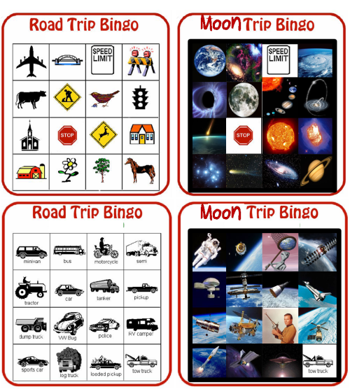 moon trip bingo